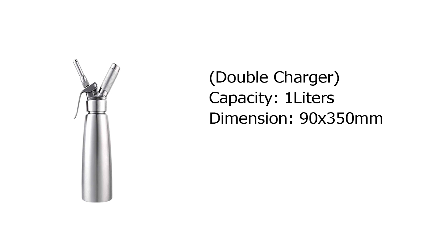 STAINLESS STEEL CREAM WHIPPER